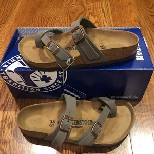 Birkenstock Mayari Stone 5 Medium New